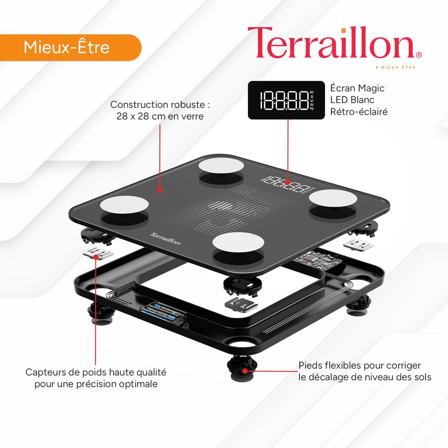 Pèse-Personne WEIGHT Balance Connect Bluetooth