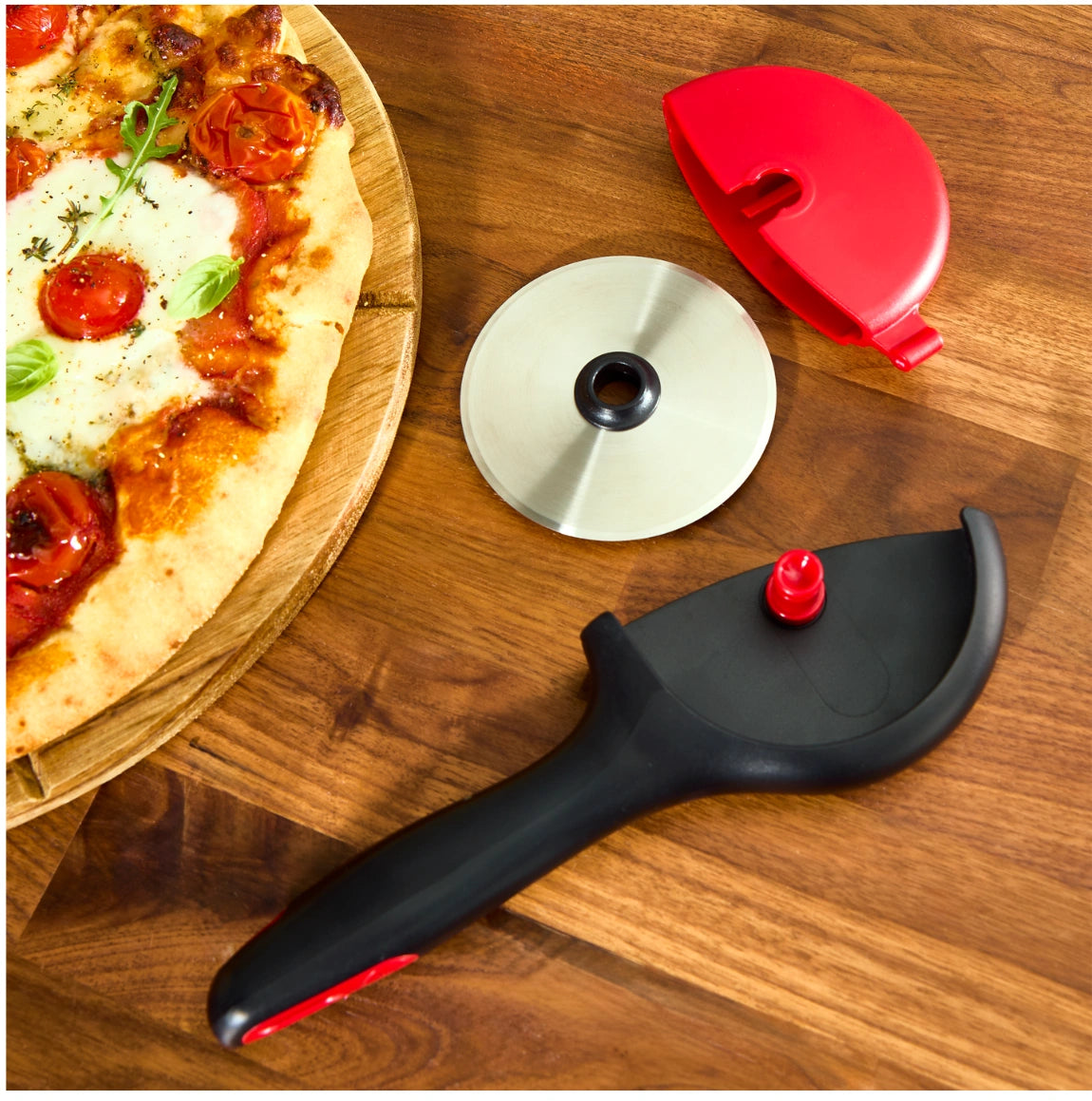 Découpe-Pizza Ingenio+ Inox + Étui de Protection