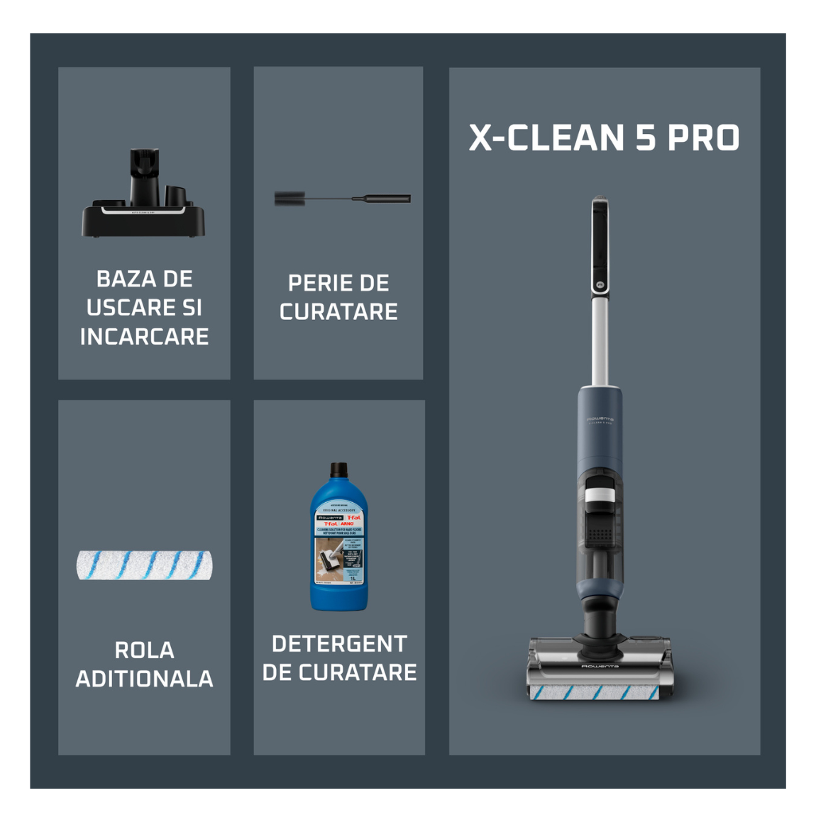 Aspirateur Laveur Rowenta X-Clean 5 Pro