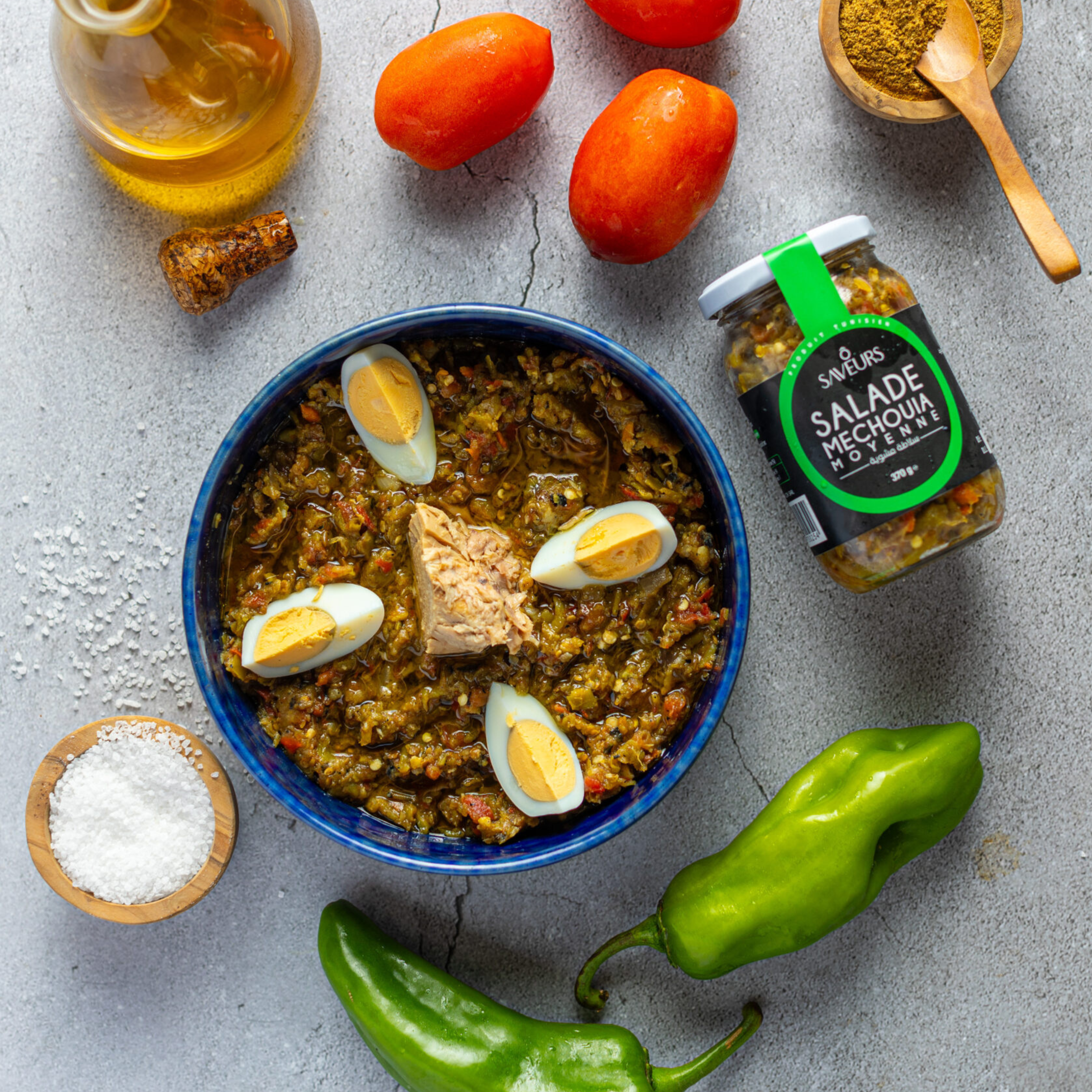 Salade mechouia moyenne 370g