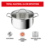 Faitout Intuition 24 cm + Couvercle