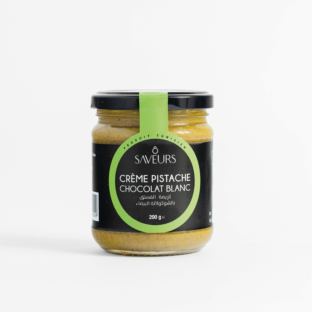 Crème Pistache Chocolat Blanc 200g